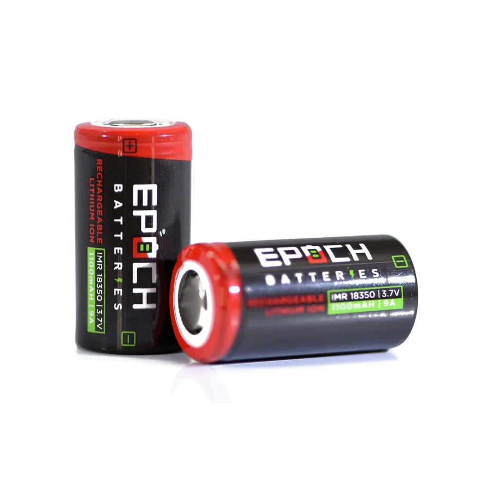 Epoch 1100mAh 18350 Li-Ion Battery 2-Pack