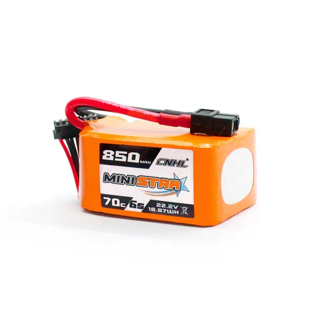 MiniStar 6S 850mAh 70C LiPo Battery With XT60 Connector - Image 3