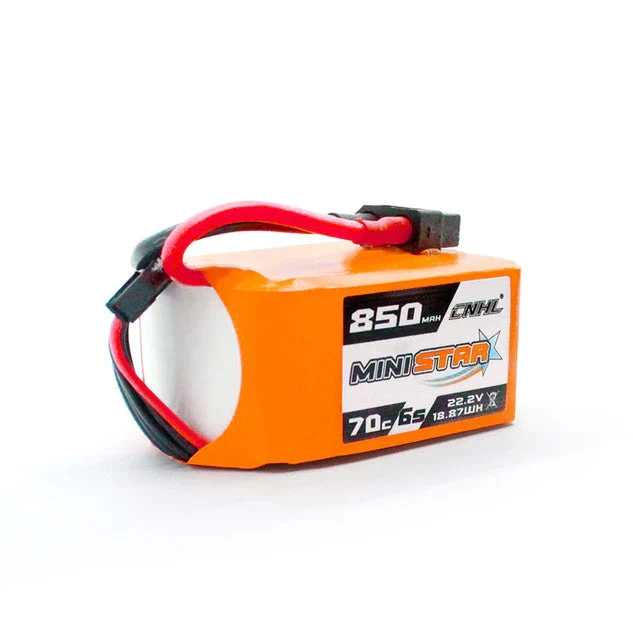 MiniStar 6S 850mAh 70C LiPo Battery With XT60 Connector