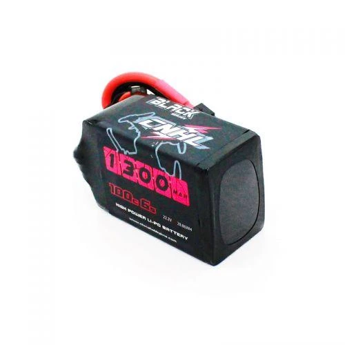Black Series 6S 1300mAh 100C LiPo Battery With XT60 Connector - Image 3