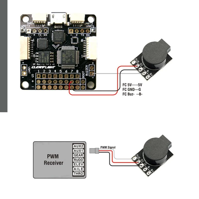 LOST MODEL BEEPER & FPV FC 5V LOUD BUZZER - Image 2